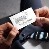 Carte De Visite Technicien informatique moderne Technologie inform