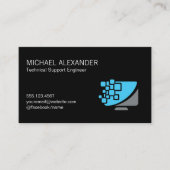 Carte De Visite Technicien informatique | Réparation informatique (Devant)