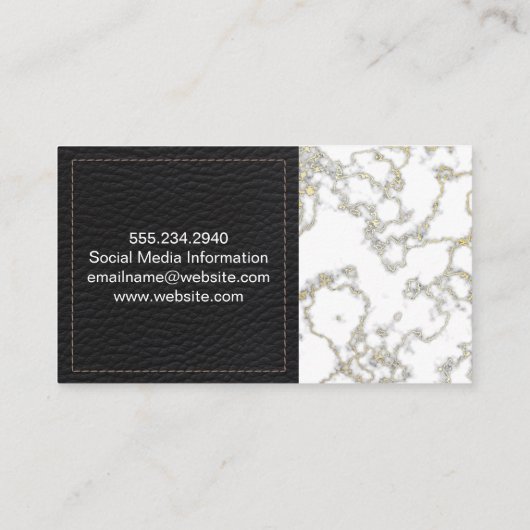 Carte De Visite Technicien | Manucure (Dos)