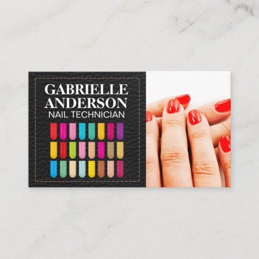 Carte De Visite Technicien | Manucure (Devant)