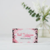 Carte De Visite Technicien Nail (Debout devant)