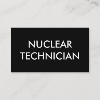 Carte De Visite technicien nucléaire