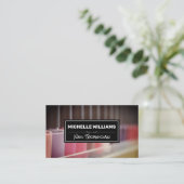 Carte De Visite Technicien | Polices à ongles | Couleurs de variét (Debout devant)