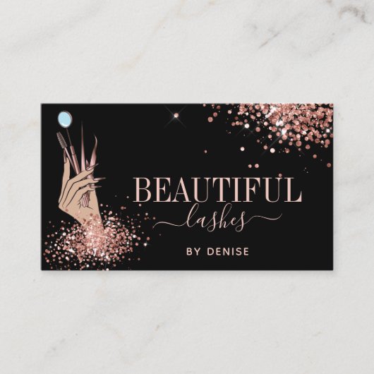 Carte De Visite technicienne de fouille moderne femme à la main sc (Devant)