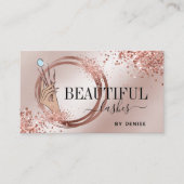 Carte De Visite technicienne de fouille moderne femme à la main sc (Devant)