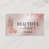 Carte De Visite technicienne de fouille moderne femme à la main sc (Devant)