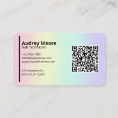 Carte De Visite Technicienne de Manucure Professionnelle (Devant)