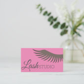 Carte De Visite Technicienne de Maquillage Extensions de Cils (Debout devant)
