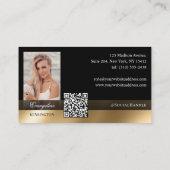 Carte De Visite Technicienne en Extension de Cils Luxe Monogram No (Dos)