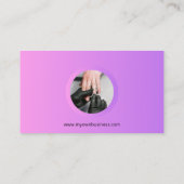 Carte De Visite Technicienne en onglerie en salon (Dos)