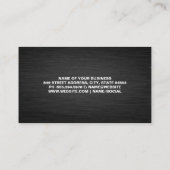 Carte De Visite Techniciens audio de voiture | Services de réparat (Dos)