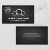 Carte De Visite Techniciens audio de voiture | Services de réparat (Devant / Derrière)