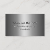 Carte de visite technique (Dos)