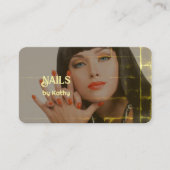 Carte De Visite Technique Arrière - plan photo personnalisée (Devant)