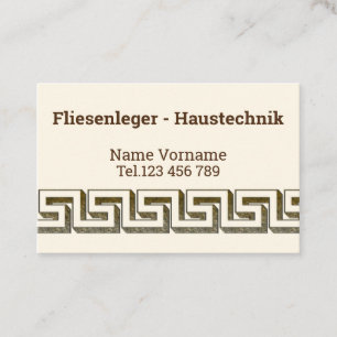 Carte De Visite Technique de domotique