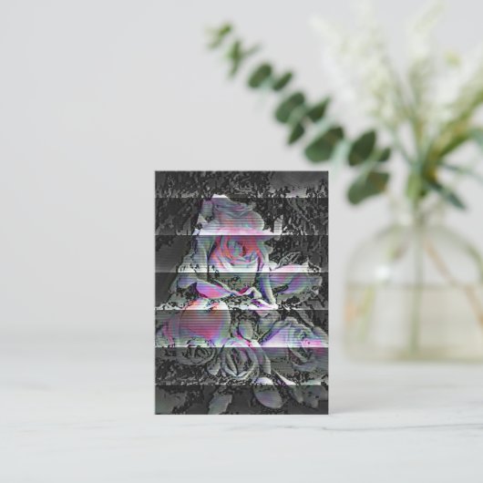 Carte De Visite Techno Bouquet (Debout devant)