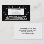 Carte De Visite technologie (Devant / Derrière)