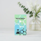 Carte De Visite Technologie biologique | Molécule | Science | IA (Debout devant)