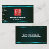 Carte De Visite Technologie | Circuits (Devant / Derrière)