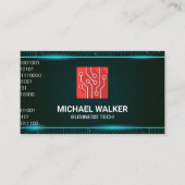 Carte De Visite Technologie | Circuits (Devant)