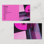 Carte De Visite Technologie dans le style, Nom, Adresse 1, Adresse (Devant / Derrière)