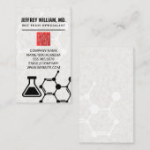 Carte De Visite Technologie de biologie | Molécule | Démarrage de  (Devant / Derrière)