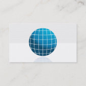 Carte De Visite Technologie de globe (Dos)