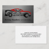 Carte De Visite Technologie de mécanique automobile | Dépouille (Devant / Derrière)