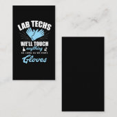 Carte De Visite Technologie drôle de laboratoire de semaine de (Devant / Derrière)