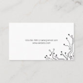 Carte De Visite Technologie futuriste | Moderne (Dos)