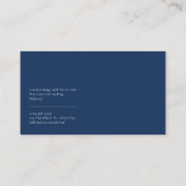 Carte De Visite Technologie géométrique futuriste moderne (Dos)