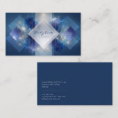 Carte De Visite Technologie géométrique futuriste moderne (Devant / Derrière)