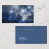 Carte De Visite Technologie géométrique moderne futuriste (Devant / Derrière)