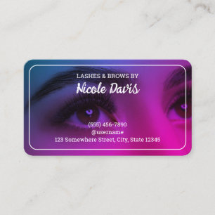 Carte De Visite Technologie Lash Brows