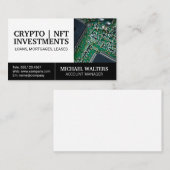 Carte De Visite Technologie | Matériel microprocesseur (Devant / Derrière)