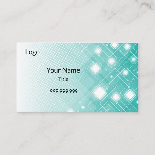 Carte De Visite Technologie moderne (Devant)