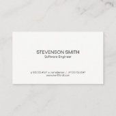 Carte De Visite Technologie moderne | Circuit Board | Ingénieur (Dos)
