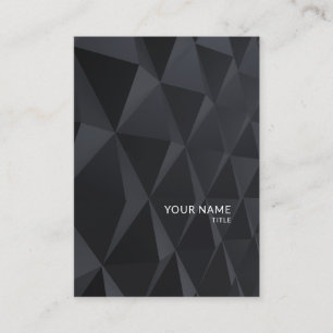 Carte De Visite Technologie moderne noire élégante professionnelle