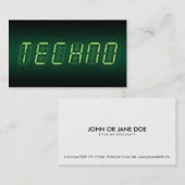 Carte De Visite technologie numérique (Devant / Derrière)