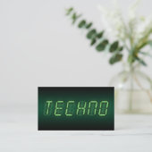 Carte De Visite technologie numérique (Debout devant)