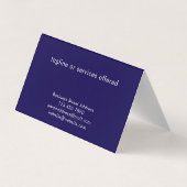 Carte De Visite Technologie professionnelle de code QR personnalis (Dos)