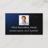 Carte De Visite Technologie professionnelle moderne de code QR et (Devant)