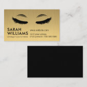 Carte De Visite Technologie simple professionnelle de l'oeil métal (Devant / Derrière)