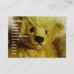 Carte De Visite Teddy Bear