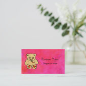 Carte De Visite Teddy Bear (Debout devant)