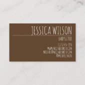 Carte De Visite Teddy Ours Stuffé Animal Babysitter Nanny Garderie (Dos)