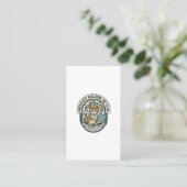 Carte De Visite Tee shirt graphique chat bâtiment architecte Art - (Debout devant)