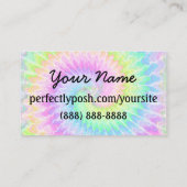 Carte De Visite Teinture à cravate parfaitement Posh (Dos)