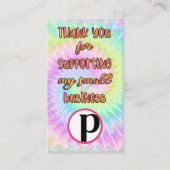 Carte De Visite Teinture à cravate parfaitement Posh (Devant)