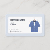 Carte De Visite Teinture & Nettoyage à sec (Devant)